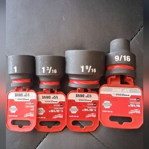 Milwaukee Shockwave Impact 4 Piece Socket Set